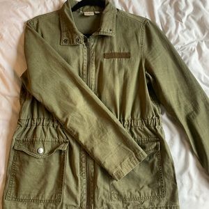 Green army jacket
